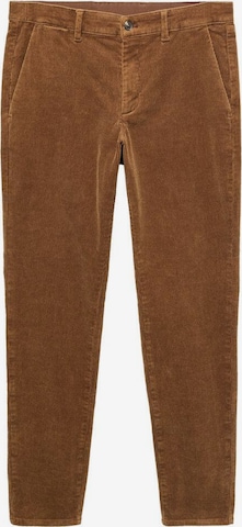 MANGO MAN Pants 'berdam' in Brown: front
