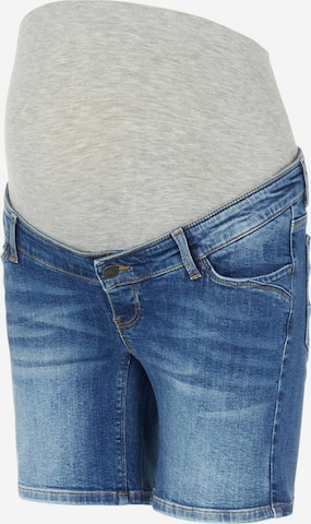 MAMALICIOUS Skinny Jeans 'SAVANNA' in Blue: front