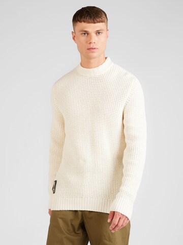 G-STAR - Jersey en beige: frente