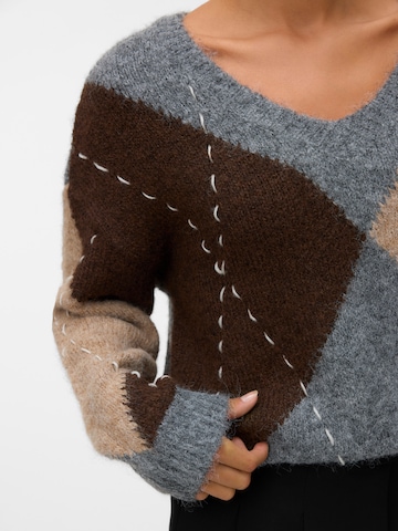 VERO MODA Pulóver 'VMBLISS' - szürke