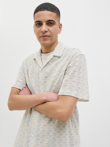 JACK & JONES Классический крой Рубашка 'JORSummer Luke' в Синий