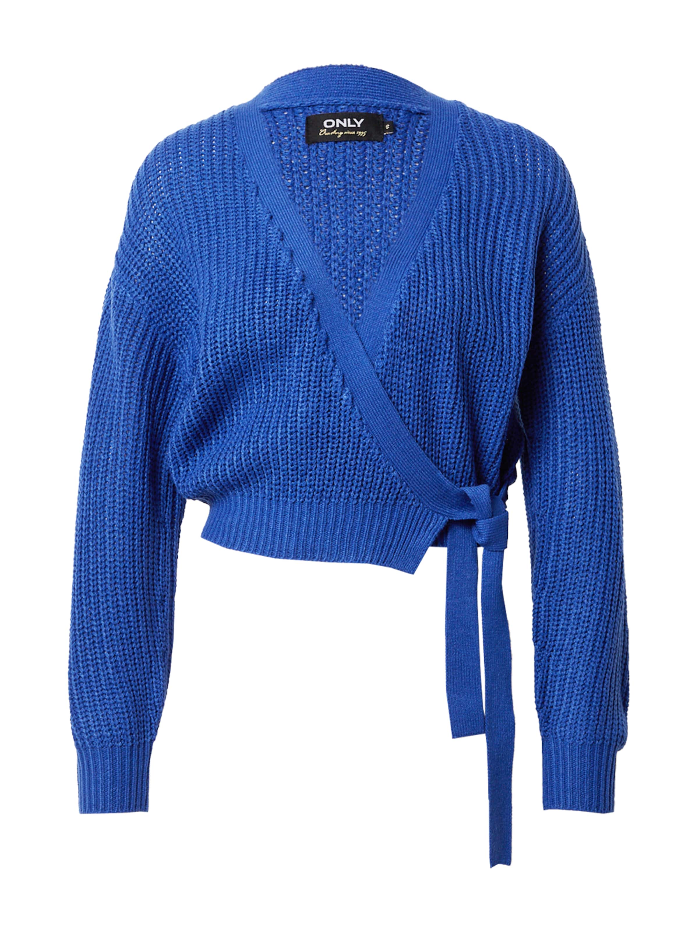 ONLY Knit cardigan 'BREDA' in Blue: front