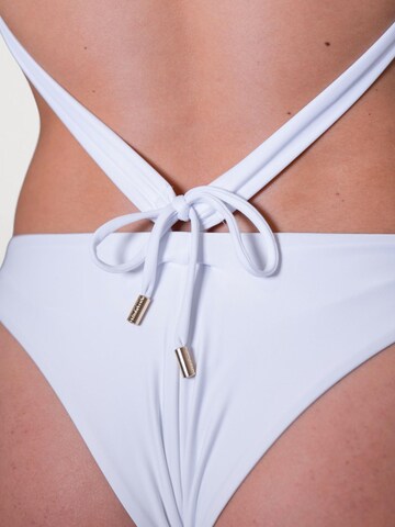 Flavia Valentini High neck Bikini 'Iznik' i hvid