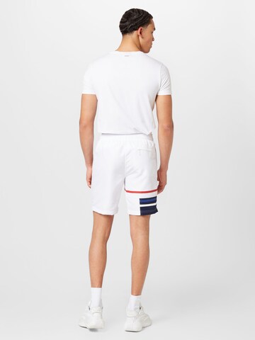 Sergio Tacchini Normální Sportovní kalhoty 'PLUG' – bílá