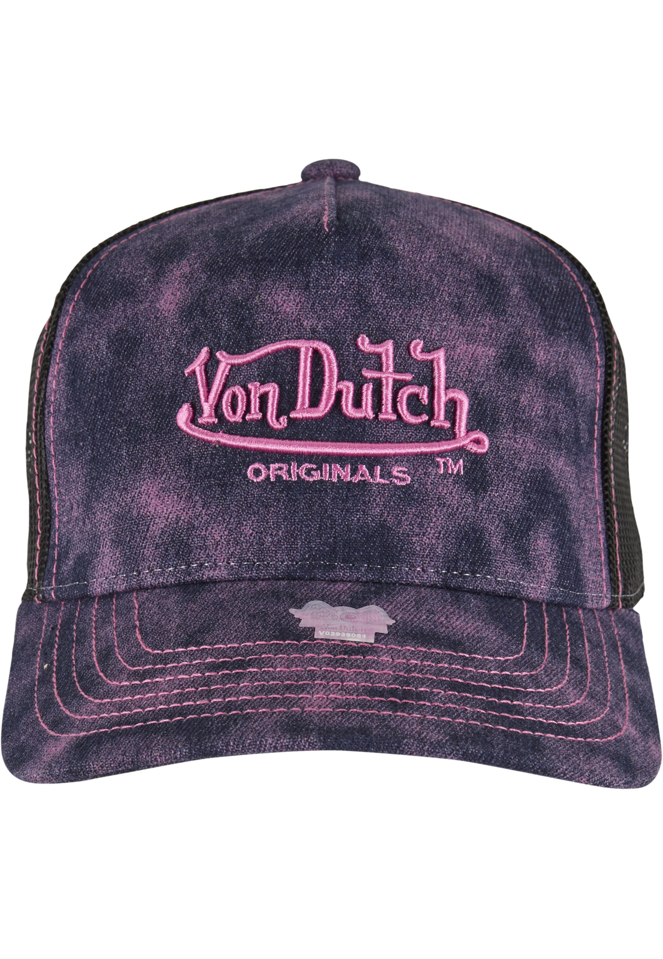Von Dutch Originals Pet 'Newark' in Zwart