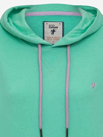 DENIM CULTURE Sweatshirt 'Brooke' in Groen