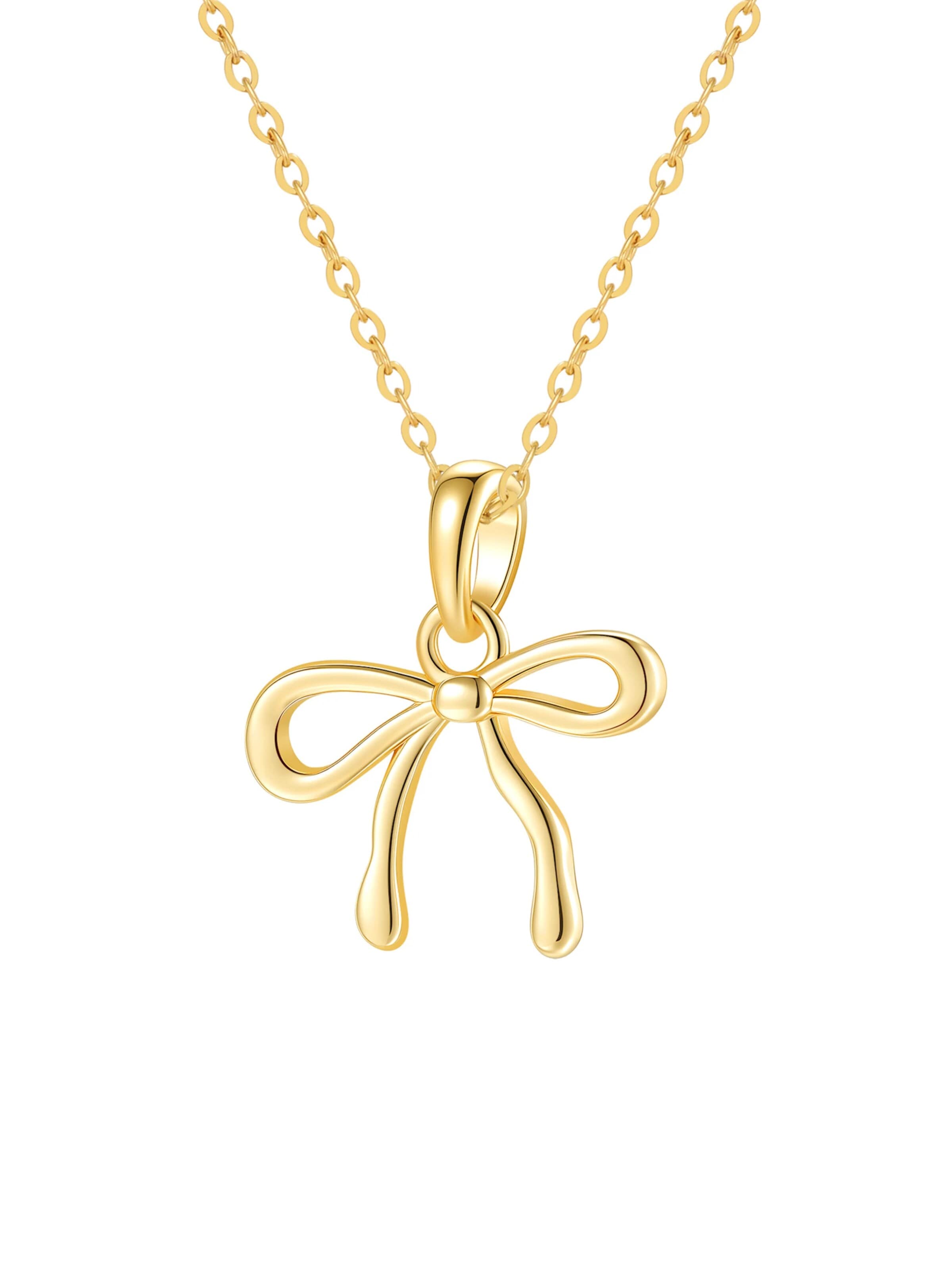 Collana 'Bow' di Hey Happiness in oro