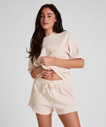 Hunkemöller Shorty 'Waffle' in Pink: front