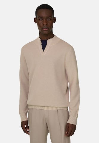 Pull-over Boggi Milano en marron : devant