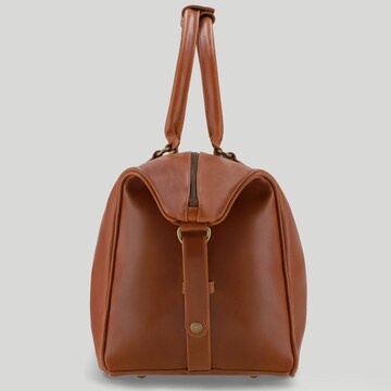 Buckle & Seam Reisetasche 'Linwood' in Braun