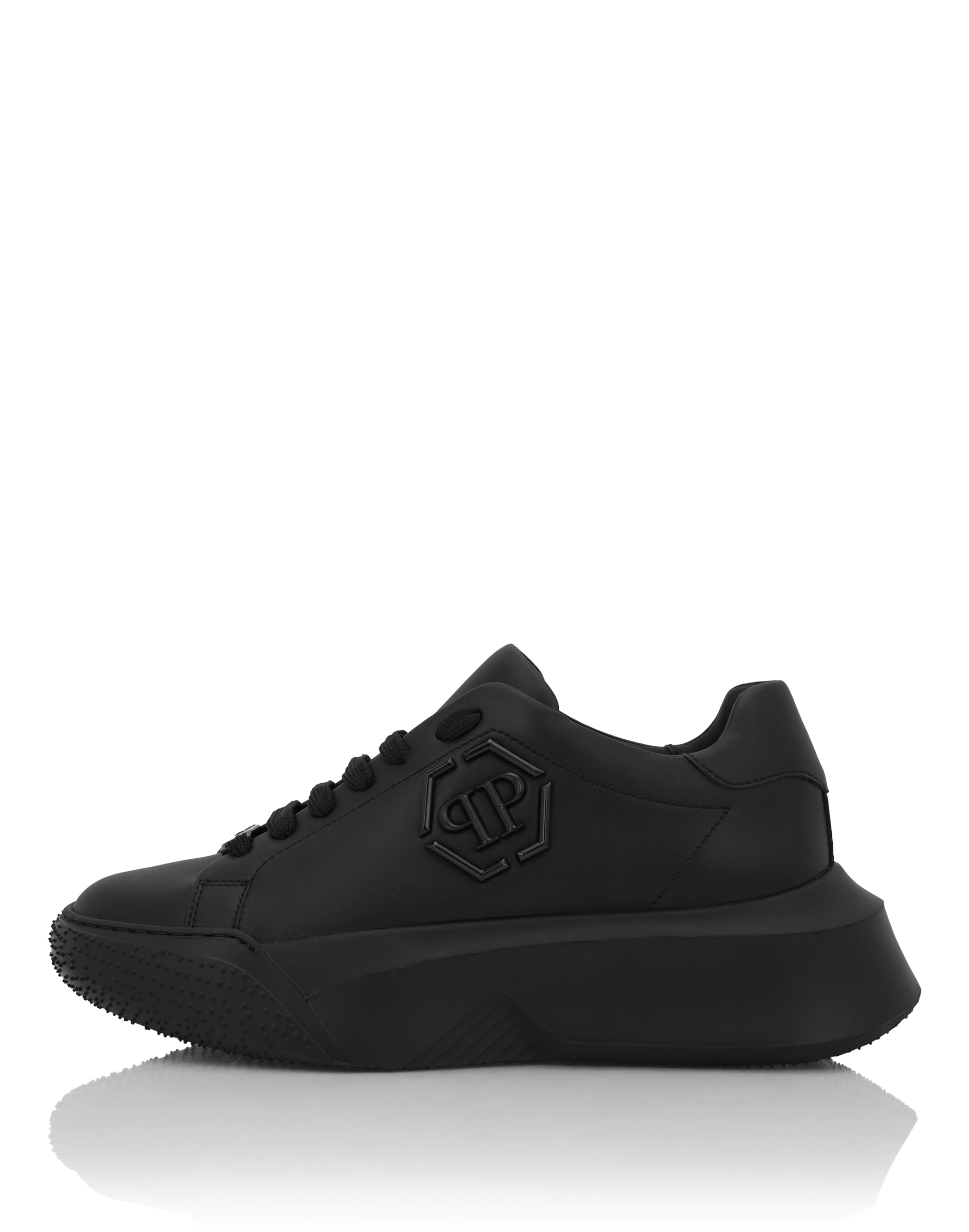 Philipp Plein - Zapatillas deportivas bajas 'Godzilla' en negro: frente