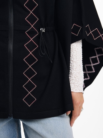 Desigual - Lenço oversized em preto