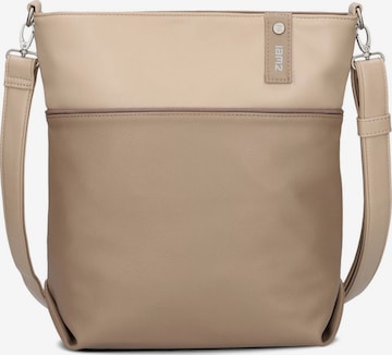 ZWEI Schoudertas 'Jana J12' in Beige: voorkant