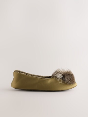 Next - Zapatillas de casa en verde