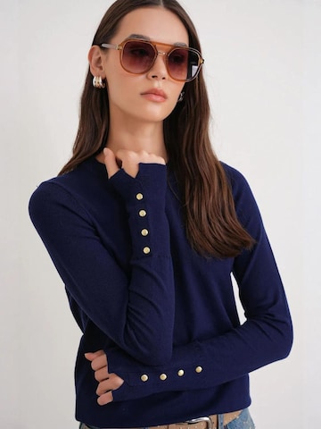 MixRayPulover 'Pullover' - plava boja: prednji dio