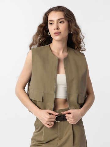 Gilet 'Marsela' di Antioch in verde: frontale