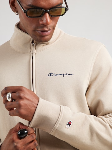 Giacca di felpa di Champion Authentic Athletic Apparel in beige