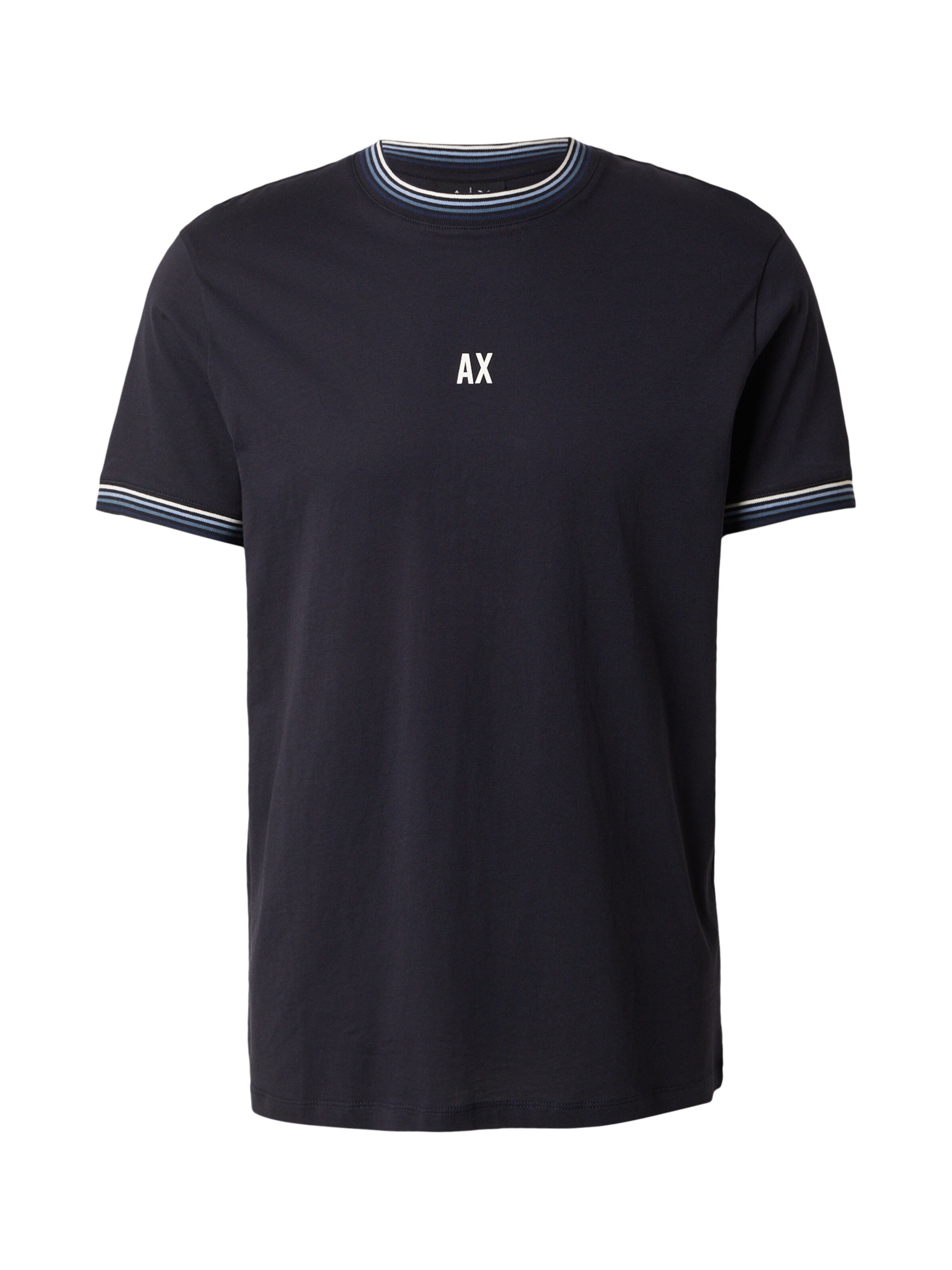 T-Shirt ARMANI EXCHANGE en bleu : devant