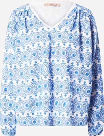 Smith&Soul Bluse in Blau: predná strana