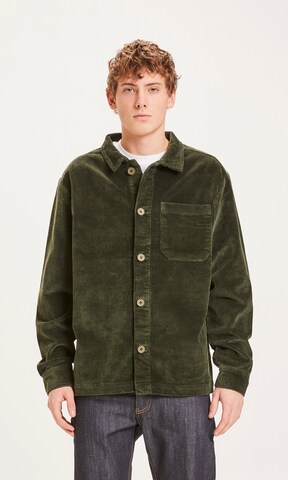 Veste mi-saison 'Pine' KnowledgeCotton Apparel en vert : devant