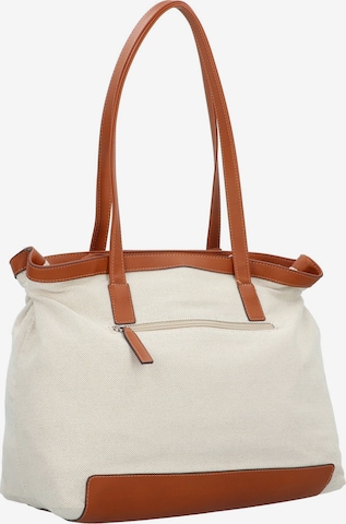 TOM TAILOR Shoulder Bag 'Kimi' in Beige