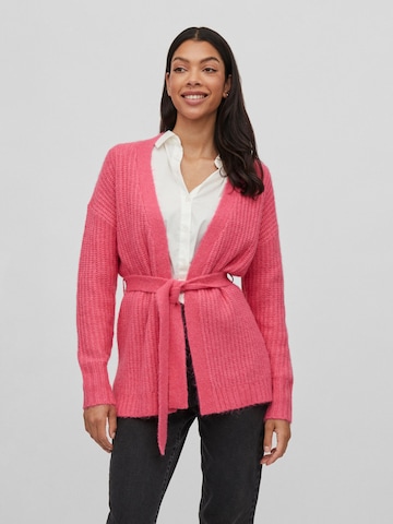 VILA Knit cardigan 'FELO' in Pink: front