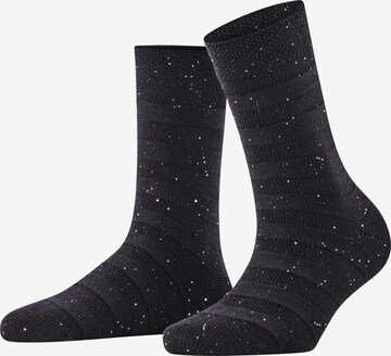 FALKE Socken 'Sparkle Stripes' in Schwarz: Vorderseite