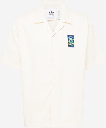 ADIDAS ORIGINALS Comfort fit Button Up Shirt 'OLL' in White: front