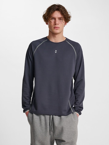T-Shirt fonctionnel Hummel en gris : devant
