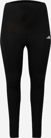 ADIDAS PERFORMANCE Skinny Workout Pants 'Essentials ' in Black: front