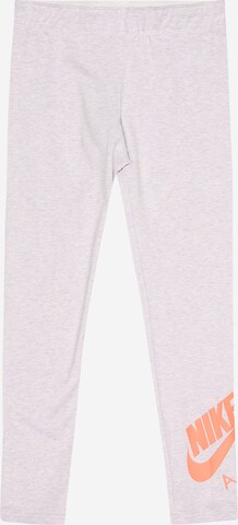 Skinny Leggings 'Air' Nike Sportswear en gris : devant