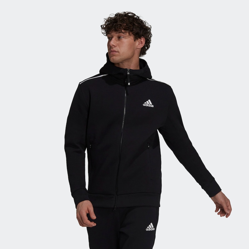 Sports Jackets ADIDAS PERFORMANCE Performance jackets & zip-up hoodies Black