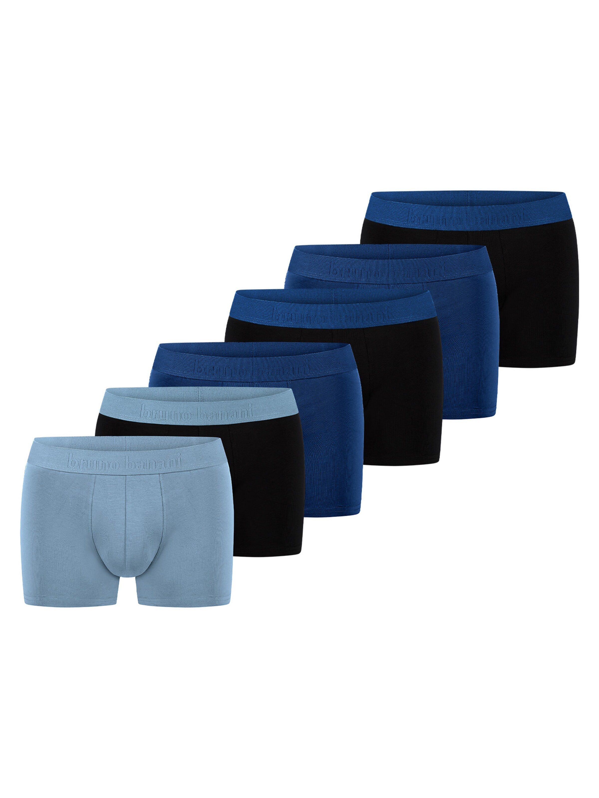 Bruno Banani Boxershorts 'Flowing'‌‌ in Blau: Vorderseite