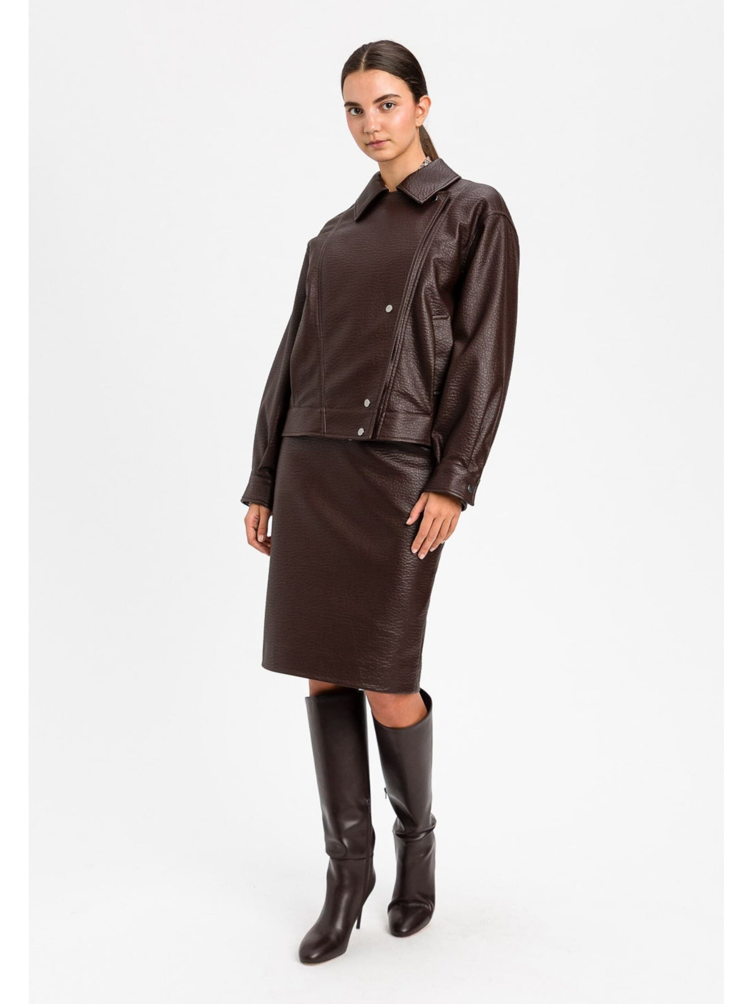 Twinset - Chaqueta de entretiempo 'ACTITUDE' en marrón