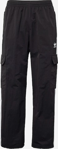 ADIDAS ORIGINALS Loose fit Workout Pants 'Adicolor Classics' in Black: front