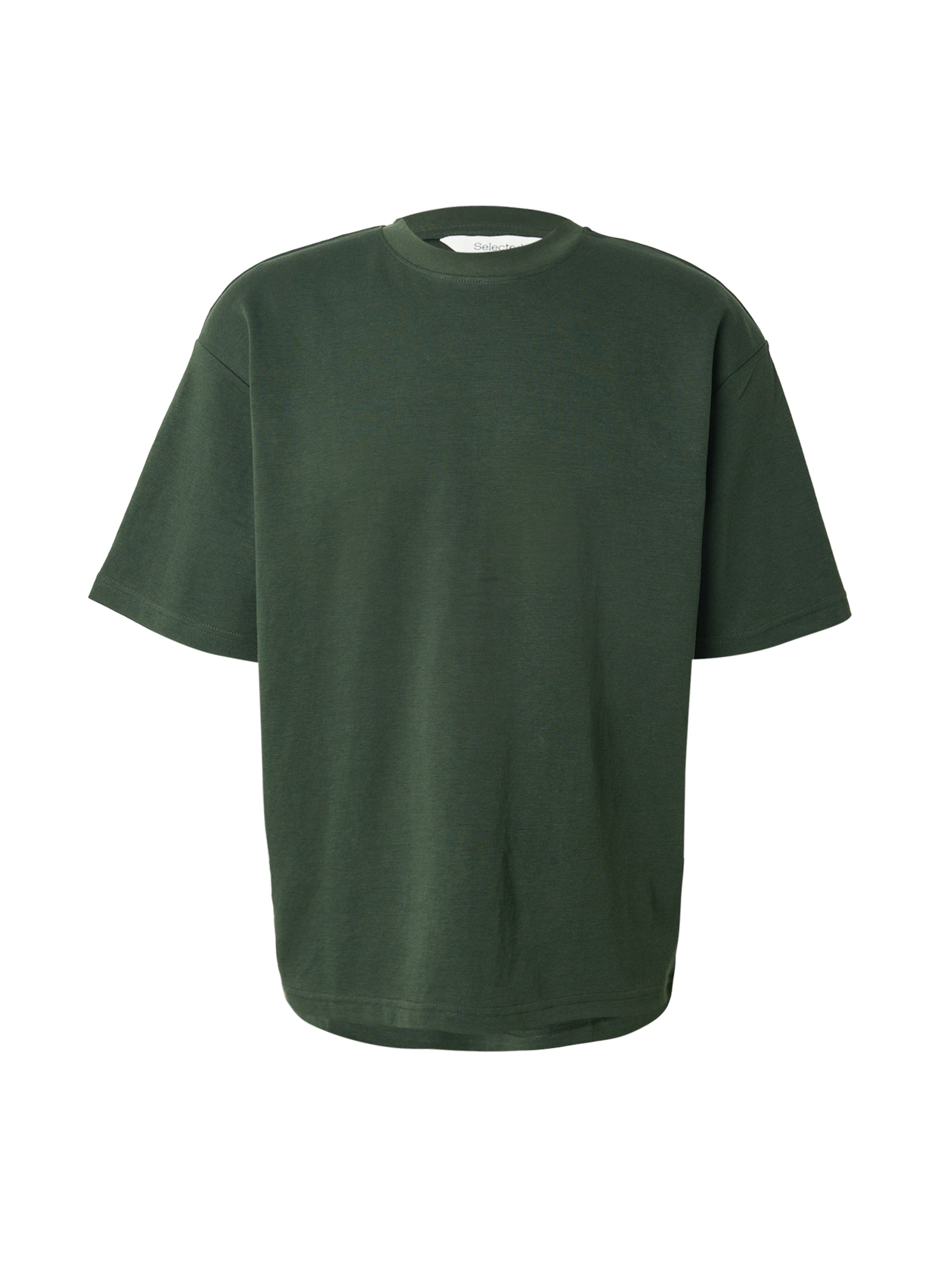 SELECTED Shirt 'SLHOSCAR' in Groen: voorkant