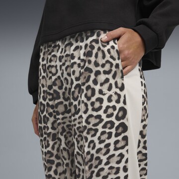 PUMA Wide leg Broek 'T7 Luxe' in Wit