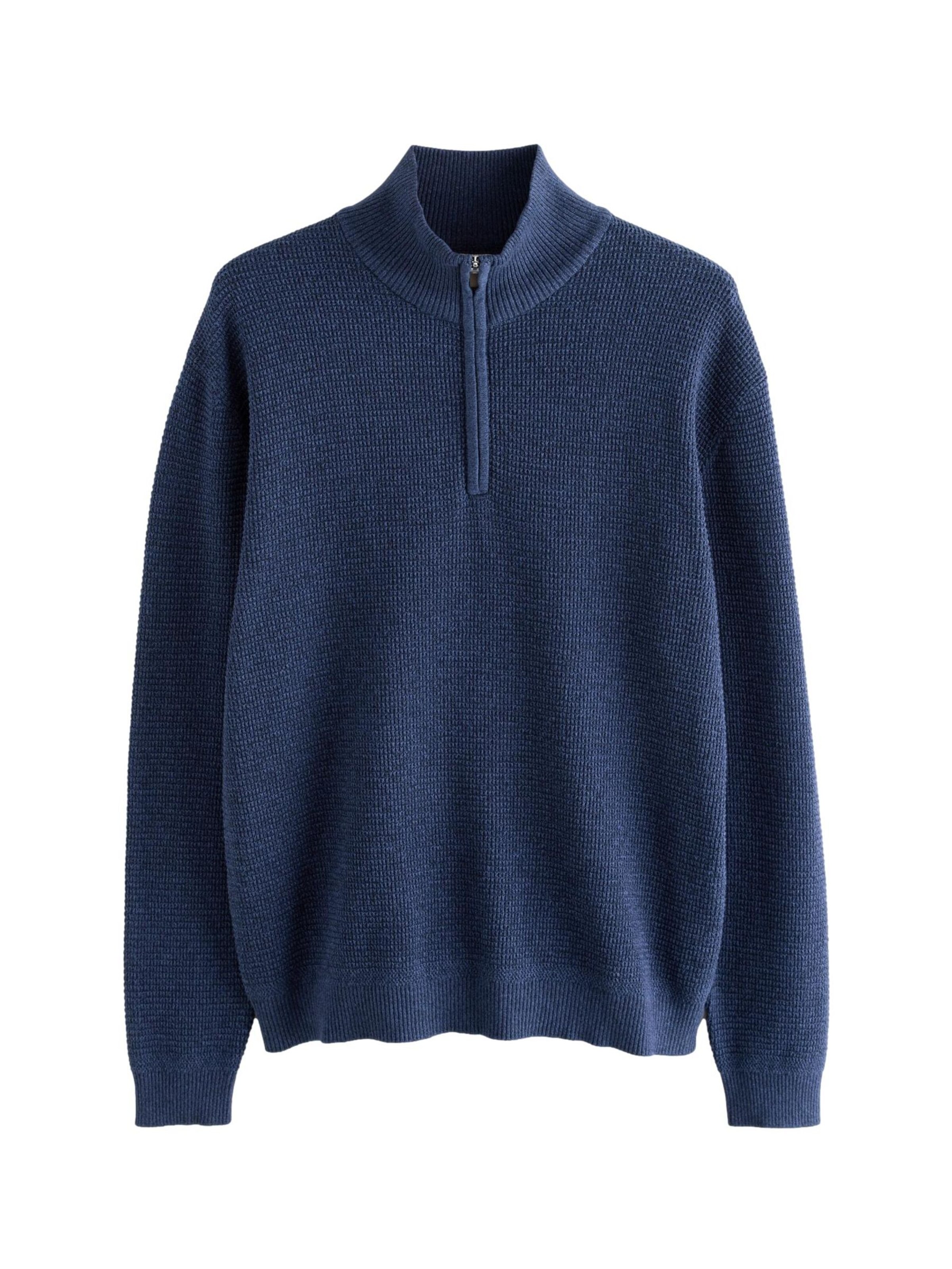 Next Пуловер в синьо: отпред