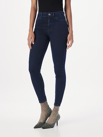 River Island Skinny Jeans in Blauw: voorkant