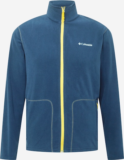 Jachetă fleece funcțională COLUMBIA pe bleumarin / galben, Vizualizare produs