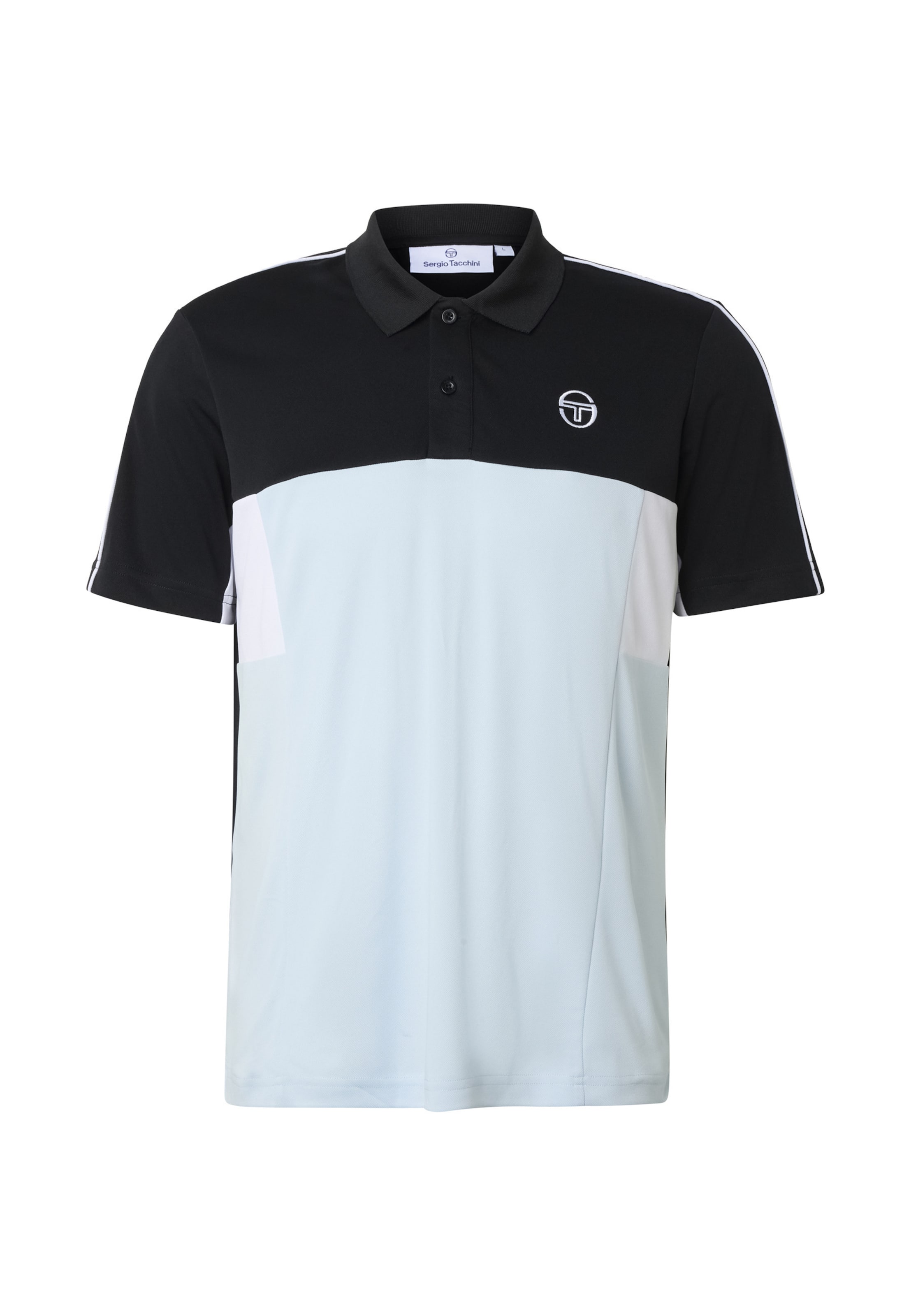 T-Shirt Sergio Tacchini en noir : devant
