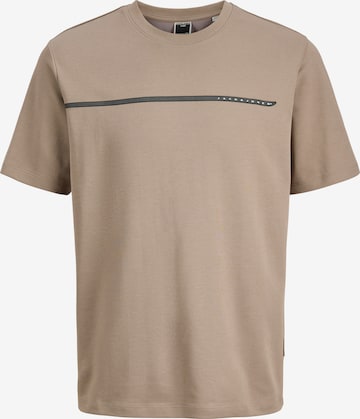 JACK & JONES Shirt in Brown: front