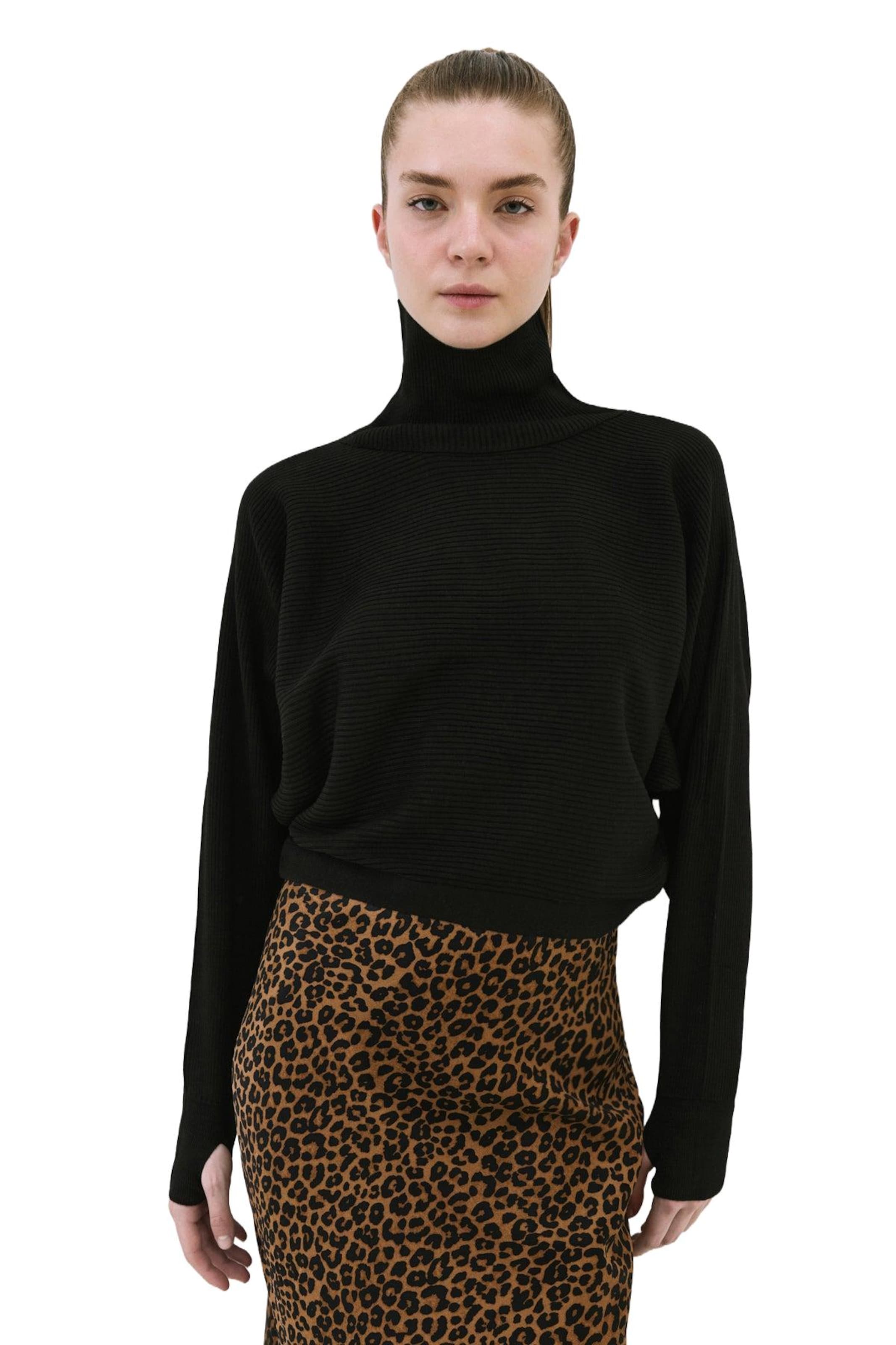 No Matter What Sweater in Brown: front