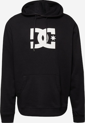 Bluză de molton de la DC Shoes pe negru: față