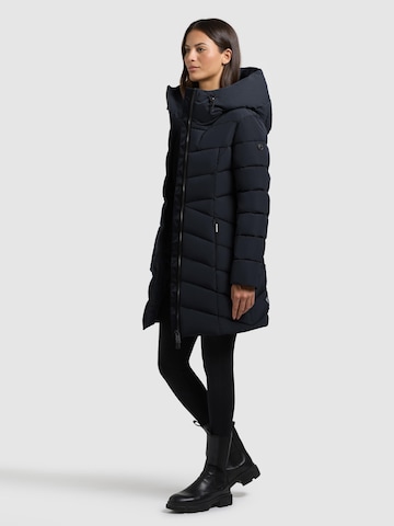 khujo Wintermantel 'Dier' in Blau