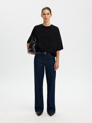 SELECTED - Camiseta en negro