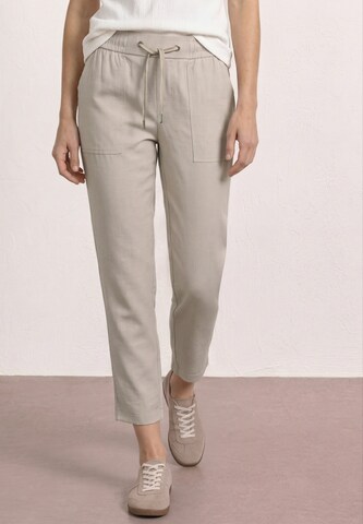 STREET ONE Loosefit Hose in Beige: Vorderseite