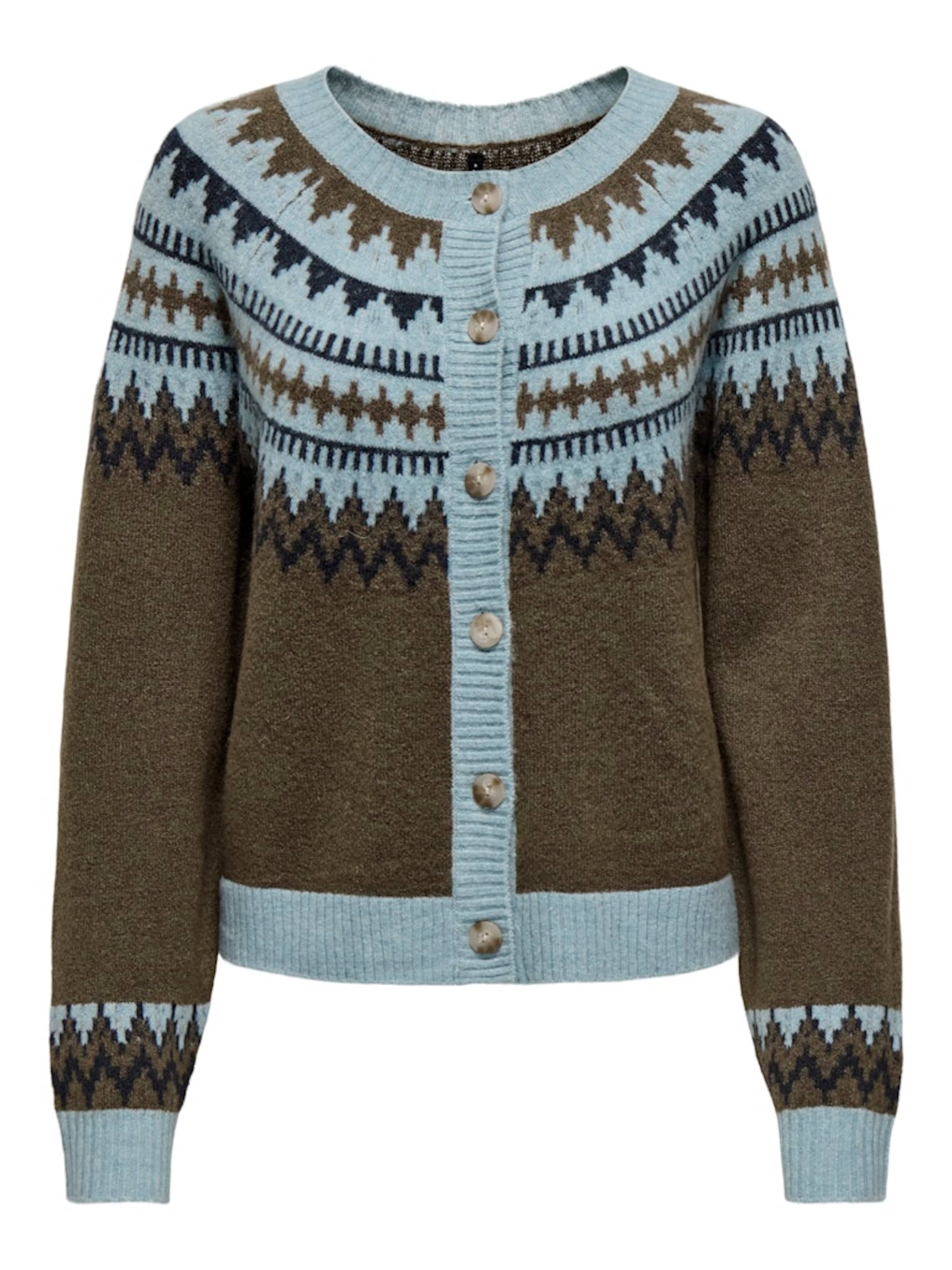 ONLY Πλεκτή ζακέτα σε γκρι: μπροστά