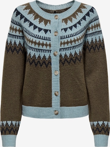 ONLY Плетена жилетка в сиво: отпред