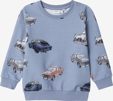 NAME IT Sweatshirt 'BILO' in Blauw: voorkant